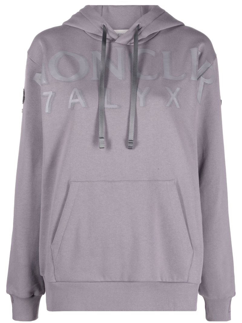X 1017 Alyx 9sm Purple 6 Moncler Logo Hoodie