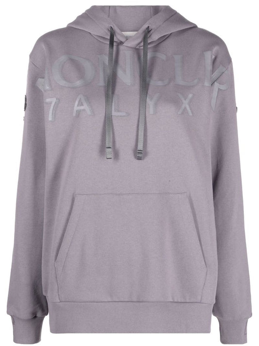 X 1017 Alyx 9sm Purple 6 Moncler Logo Hoodie