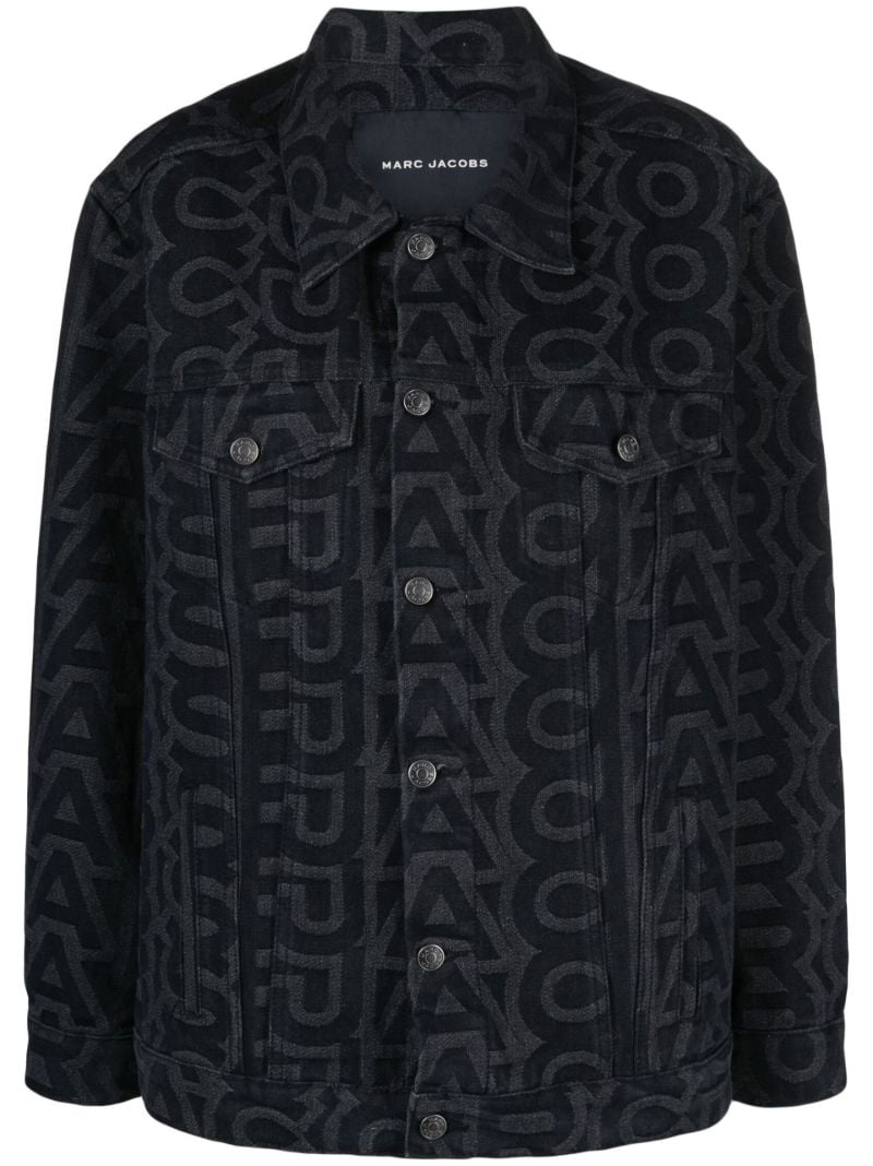 Black Logo Denim Jacket