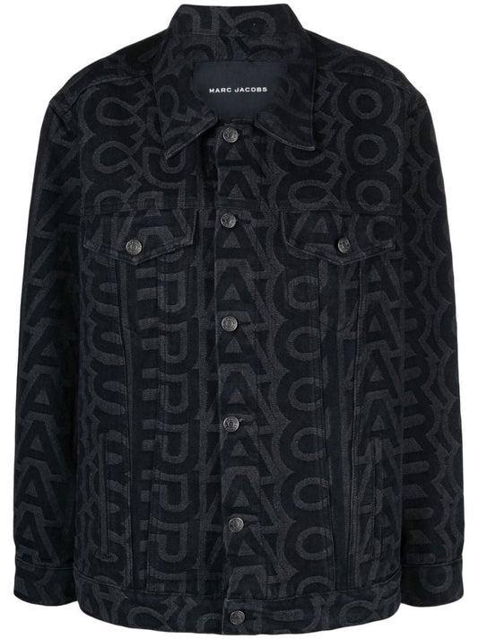 Black Logo Denim Jacket