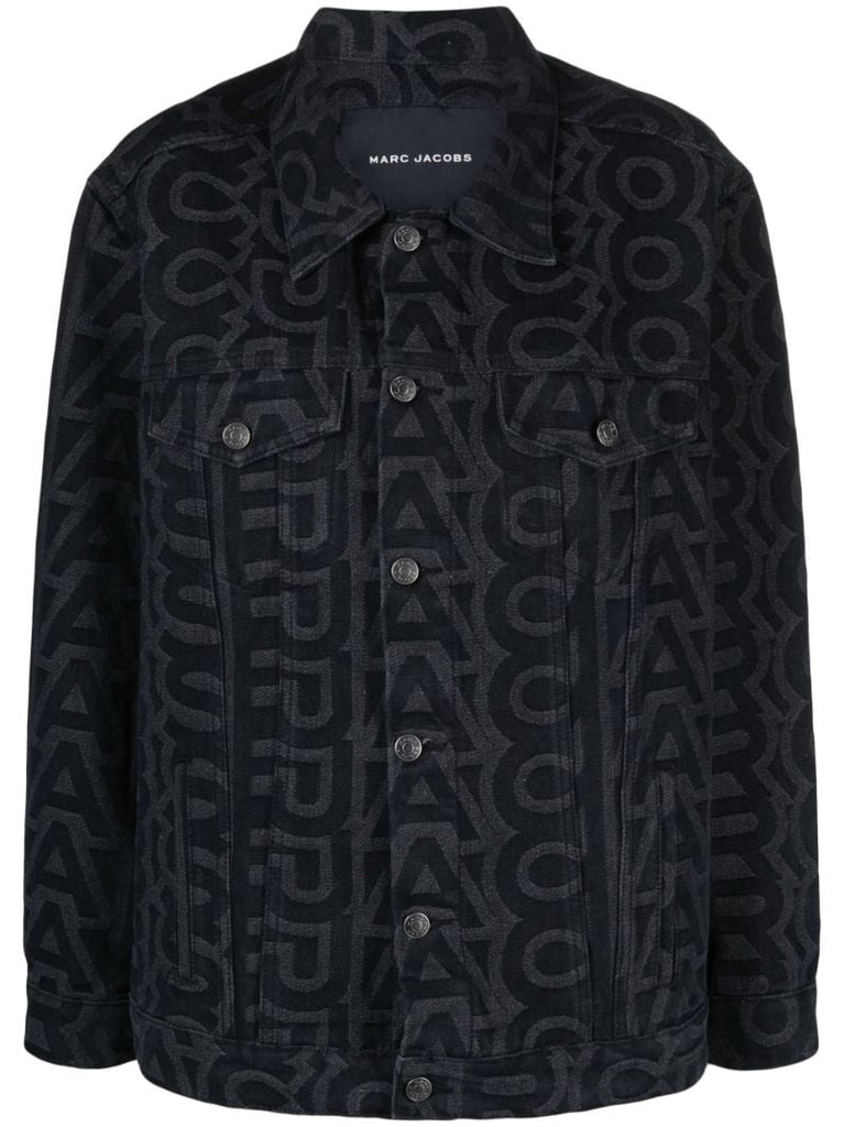 Black Logo Denim Jacket