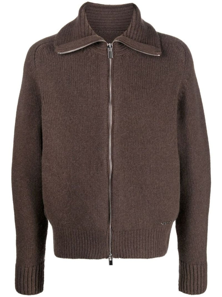 Brown Le Cardigan Meunier Zip Cardigan