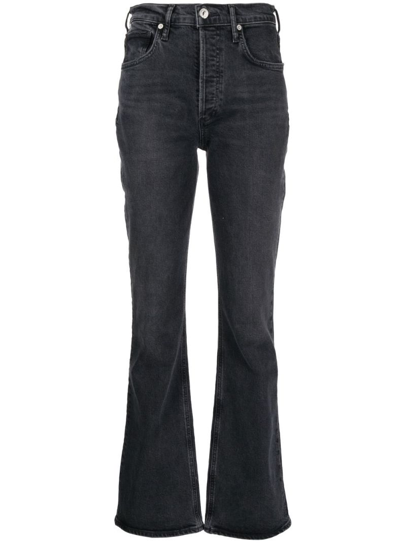 Black Libby High-rise Bootcut Jeans