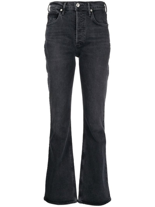 Black Libby High-rise Bootcut Jeans
