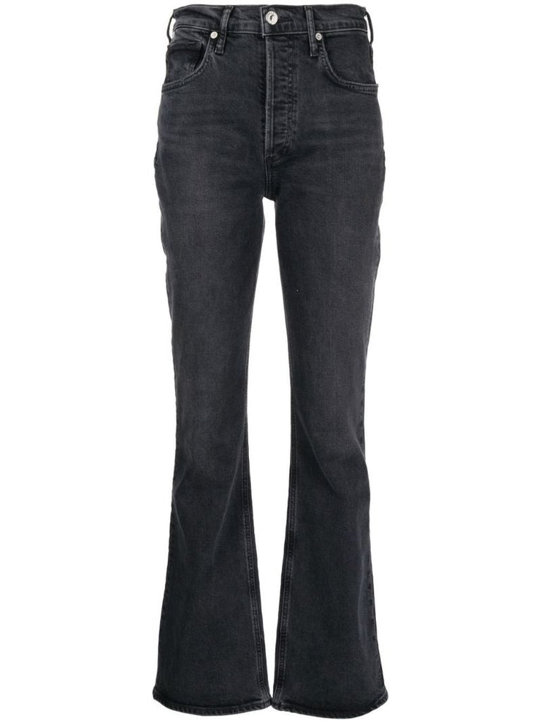 Black Libby High-rise Bootcut Jeans