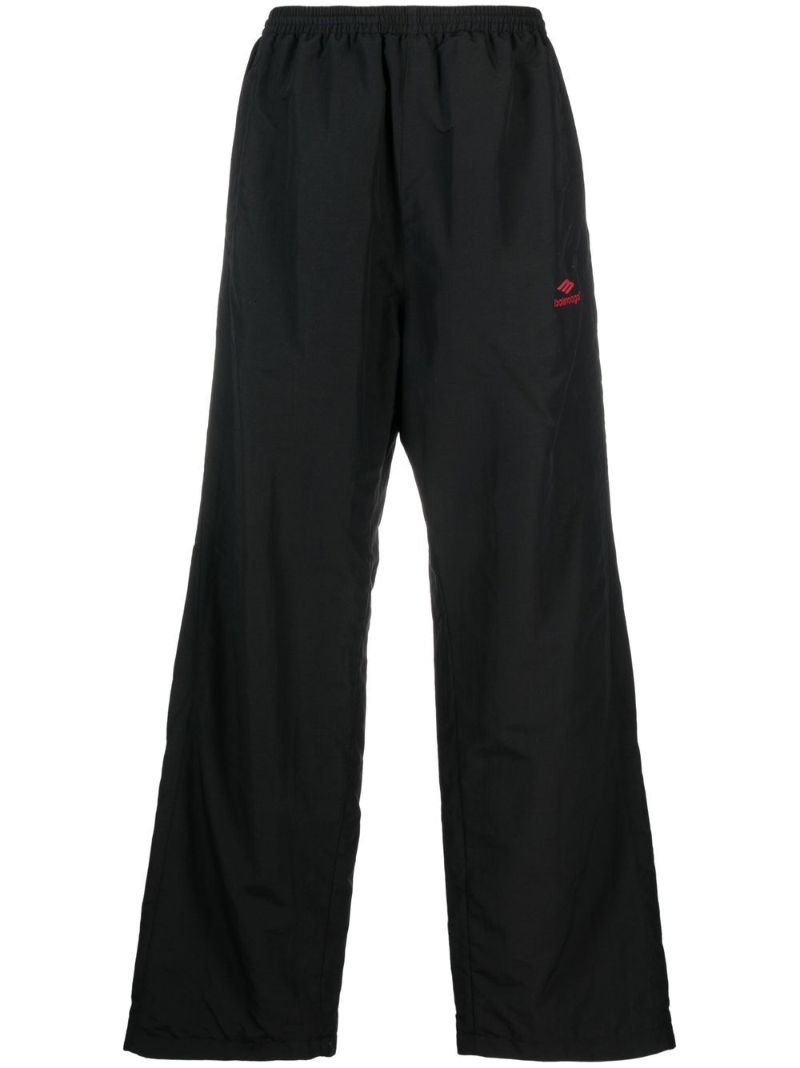 Black High-waisted Track Pants