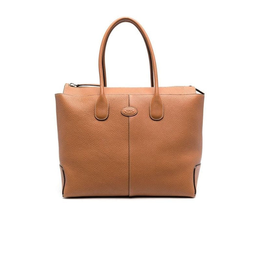 Brown Di Leather Tote Bag