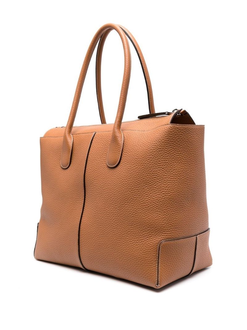Brown Di Leather Tote Bag