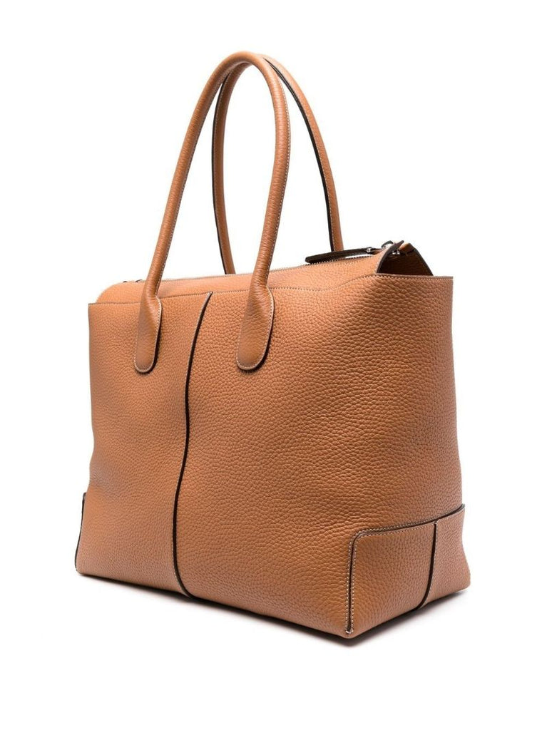 Brown Di Leather Tote Bag