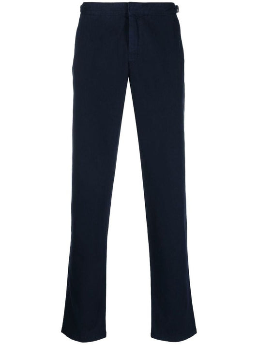 Blue Fallon Stretch-cotton Trousers