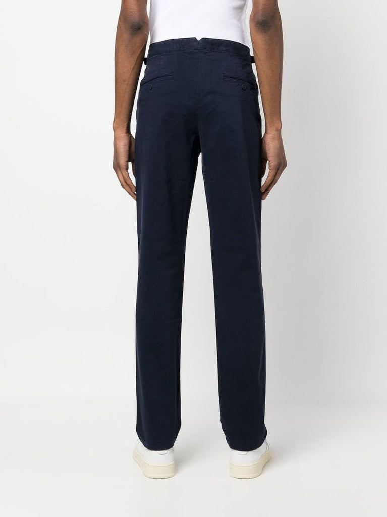 Blue Fallon Stretch-cotton Trousers