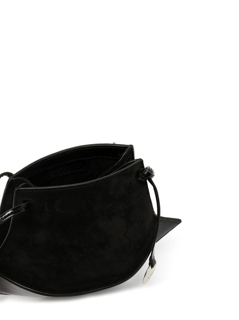 Black Mona Leather Shoulder Bag