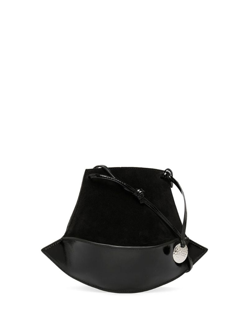 Black Mona Leather Shoulder Bag