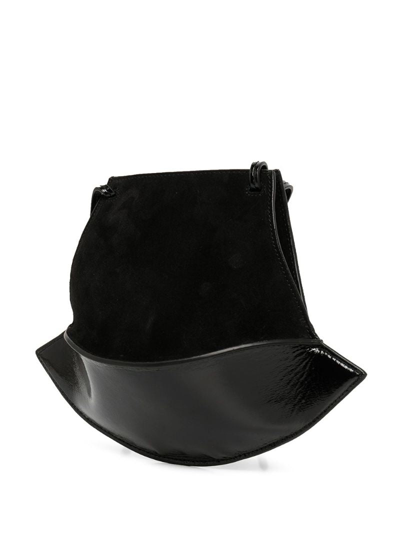 Black Mona Leather Shoulder Bag