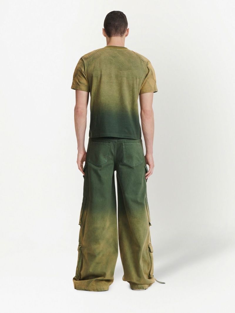 Green OmbrÃ_x0083_Â© Cargo Trousers