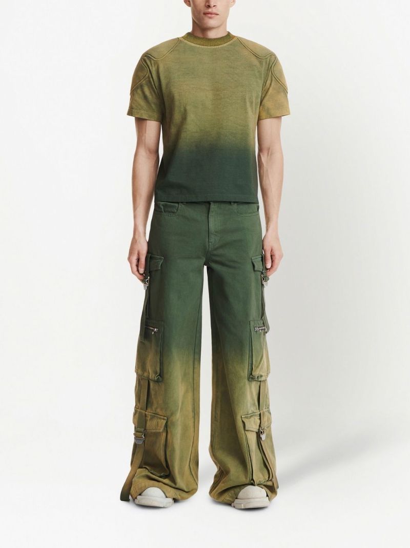 Green OmbrÃ_x0083_Â© Cargo Trousers
