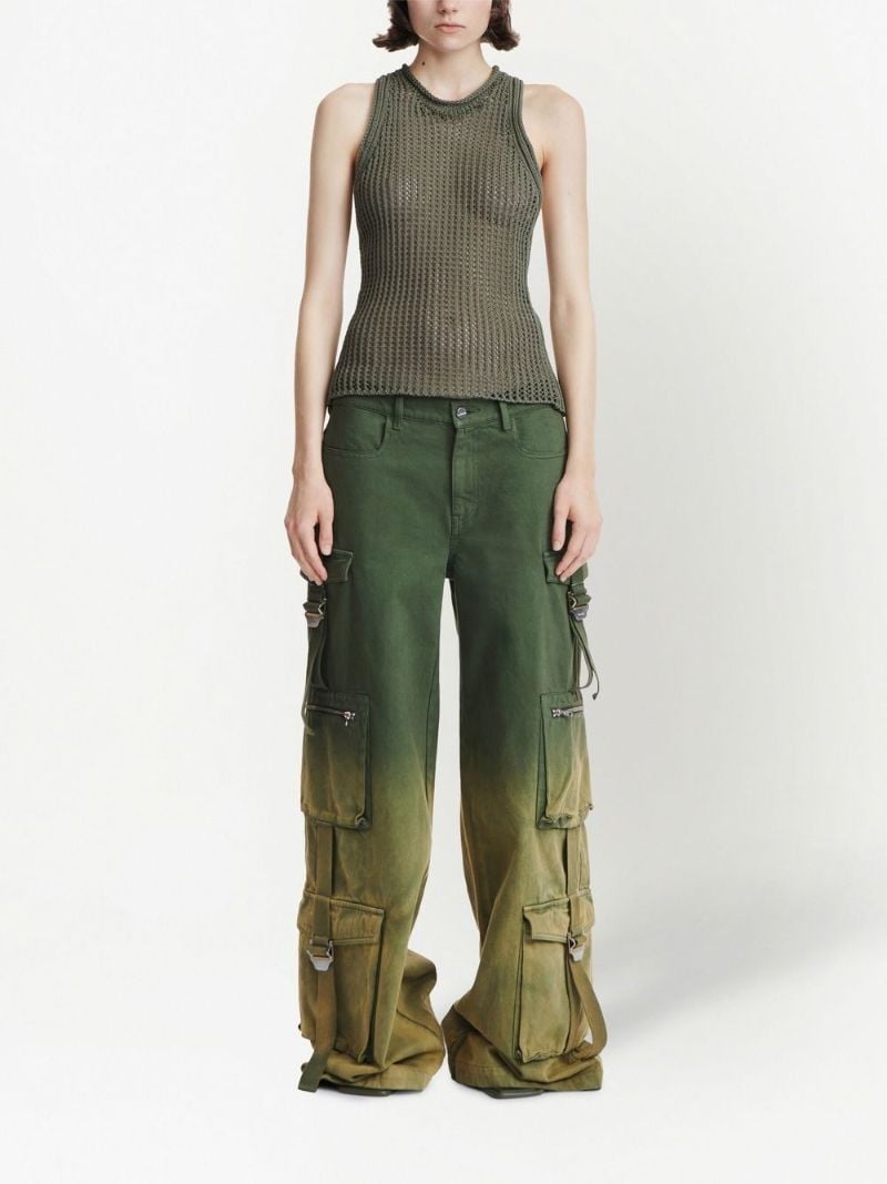 Green OmbrÃ_x0083_Â© Cargo Trousers