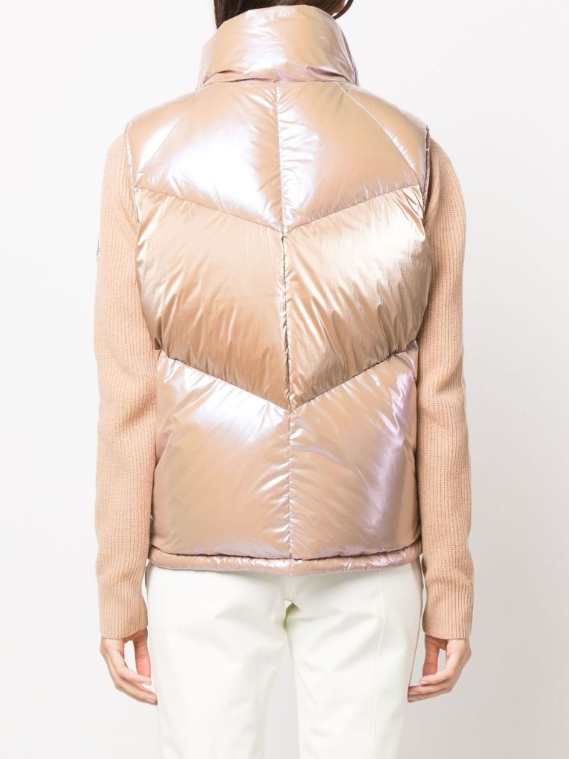 Pink Faucille Puffer Gilet