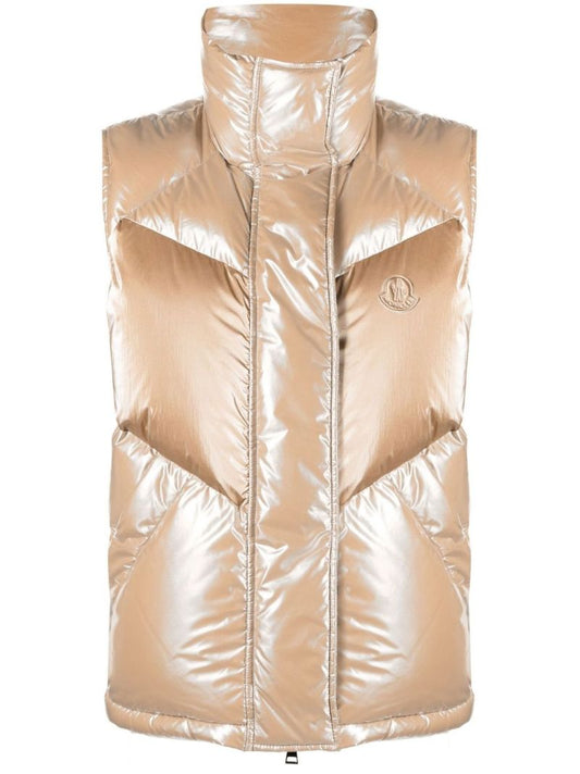 Pink Faucille Puffer Gilet