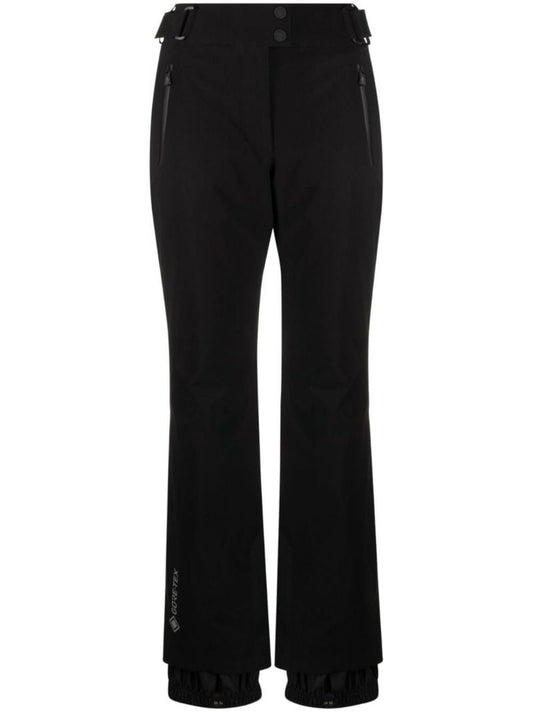 Black High Waist Ski Trousers