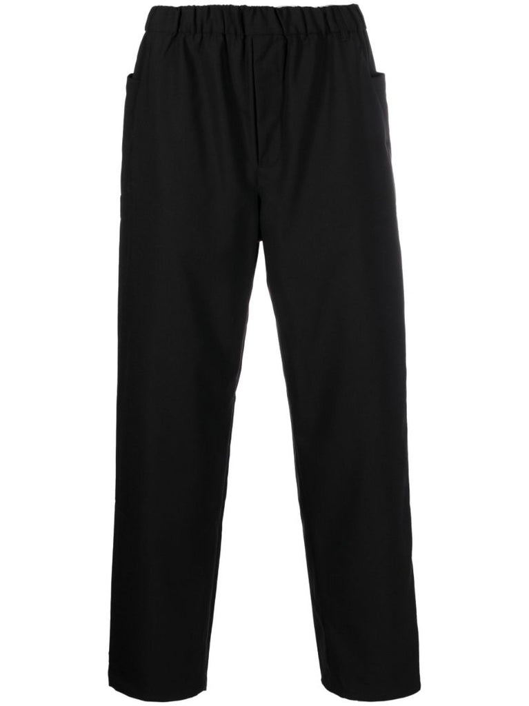 Black Hybrid Track Pants
