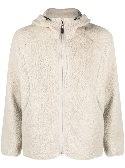 Beige Boa Fleece Jacket