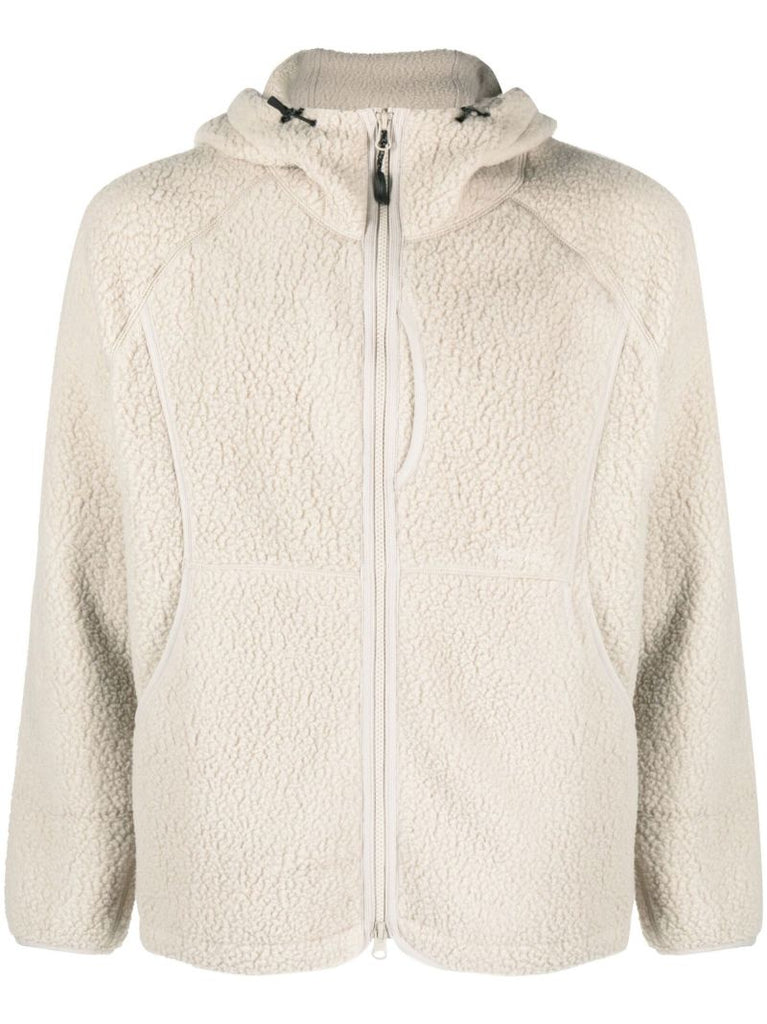 Beige Boa Fleece Jacket