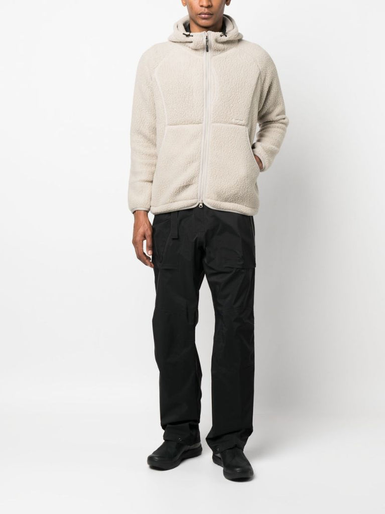 Beige Boa Fleece Jacket