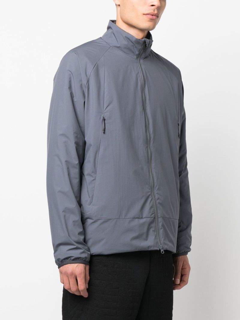 Grey 2 Layer Octa Hooded Jacket