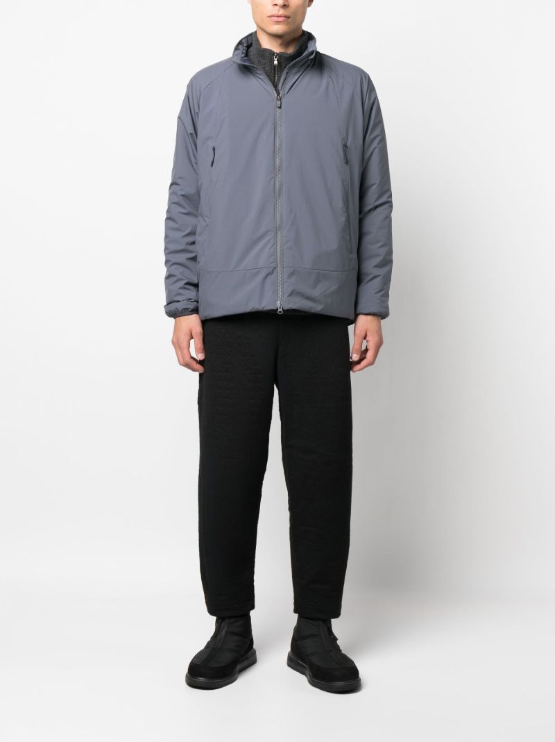Grey 2 Layer Octa Hooded Jacket