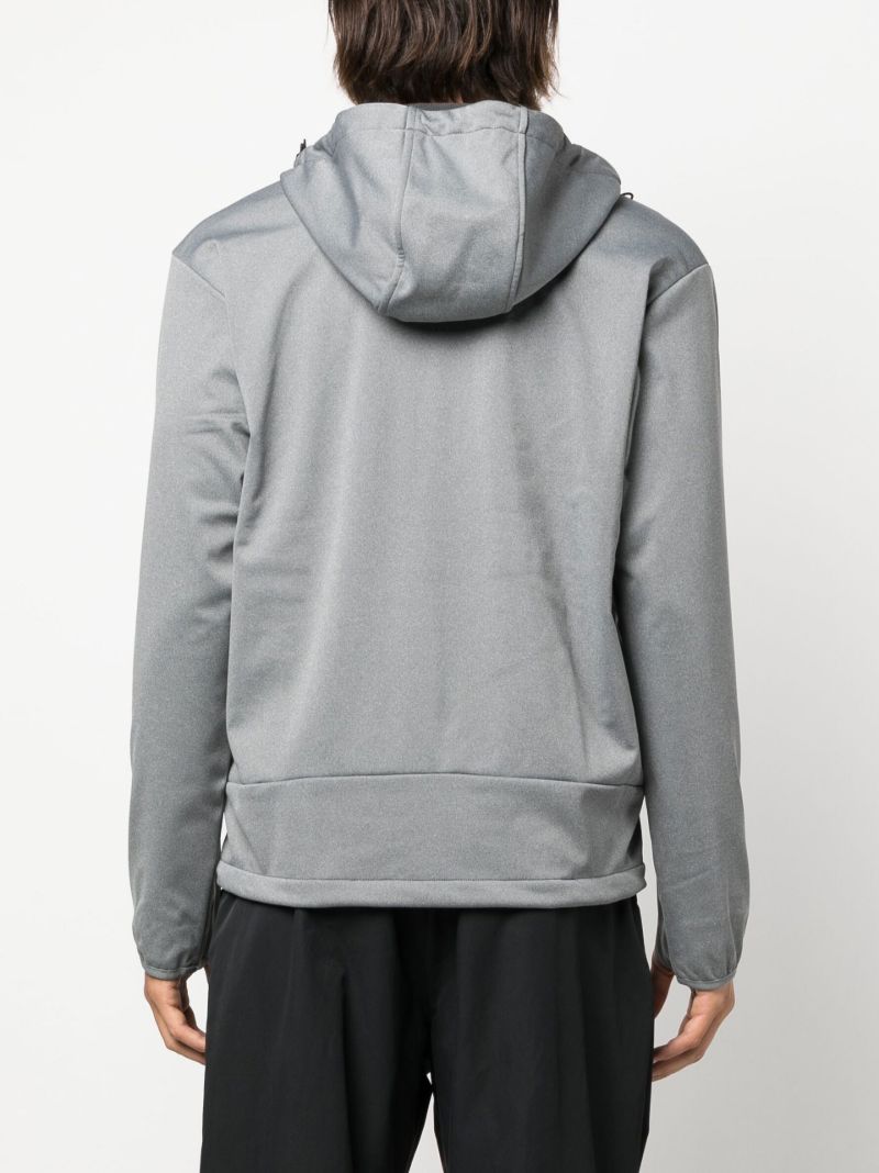 Grey Soft Shell Zip-up Jacket