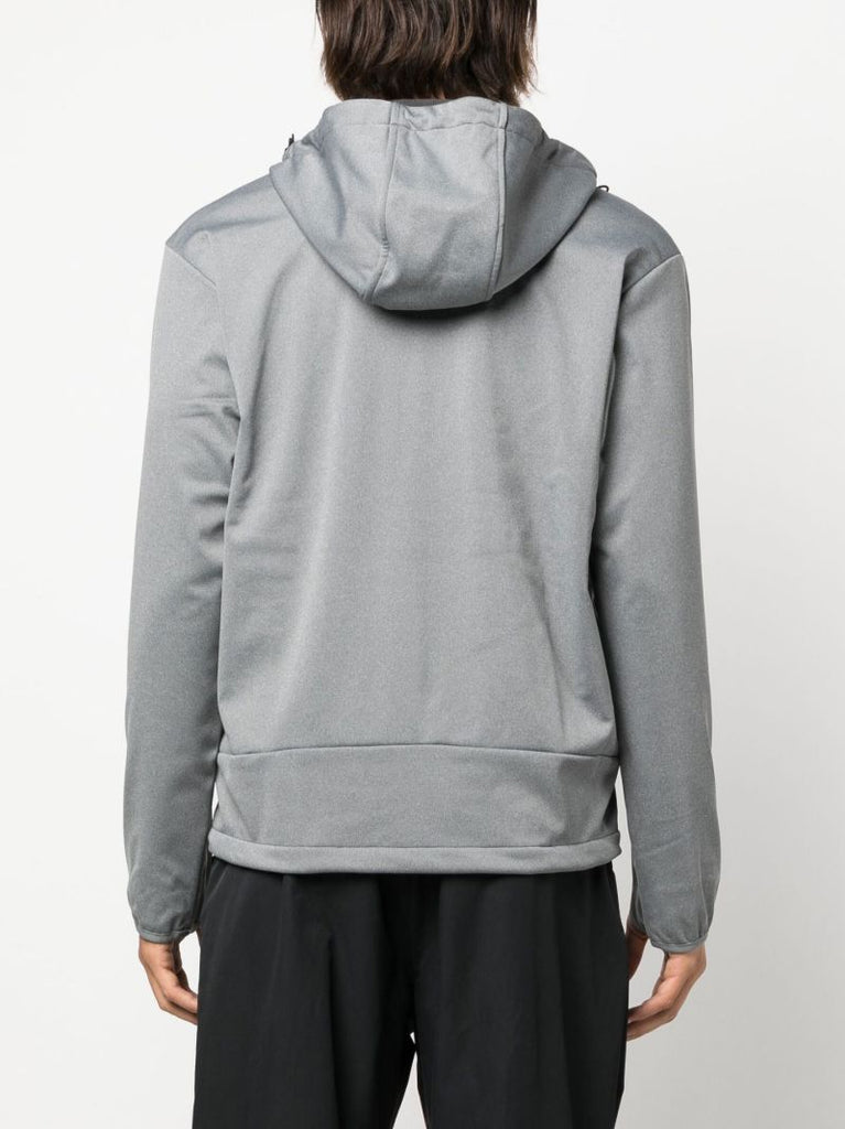 Grey Soft Shell Zip-up Jacket
