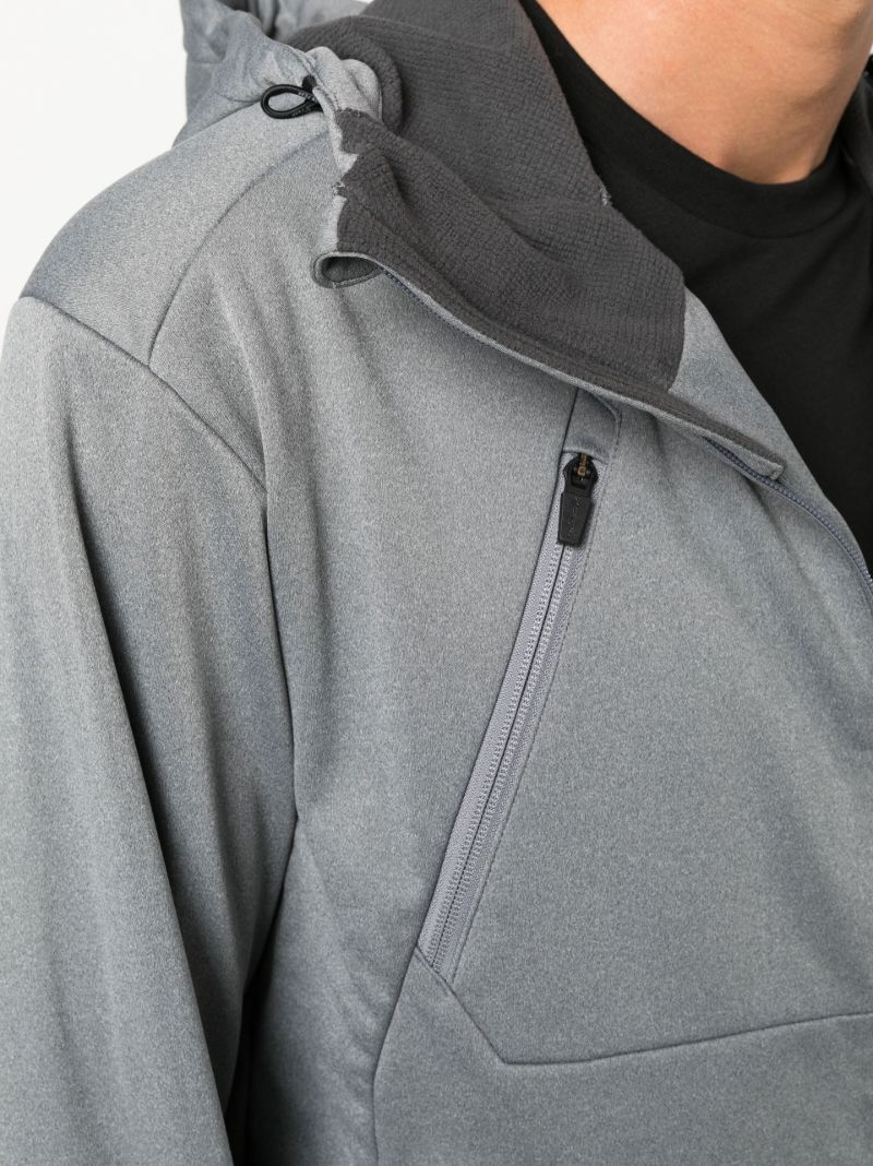 Grey Soft Shell Zip-up Jacket