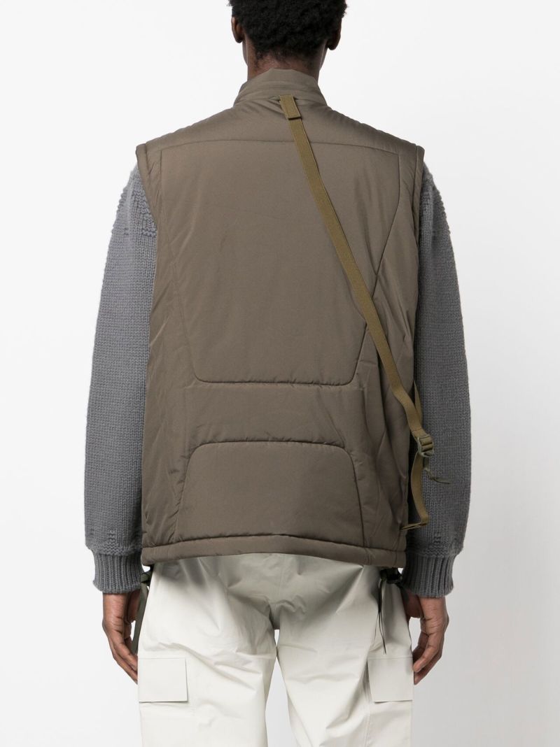 Brown Windstopper Padded Gilet