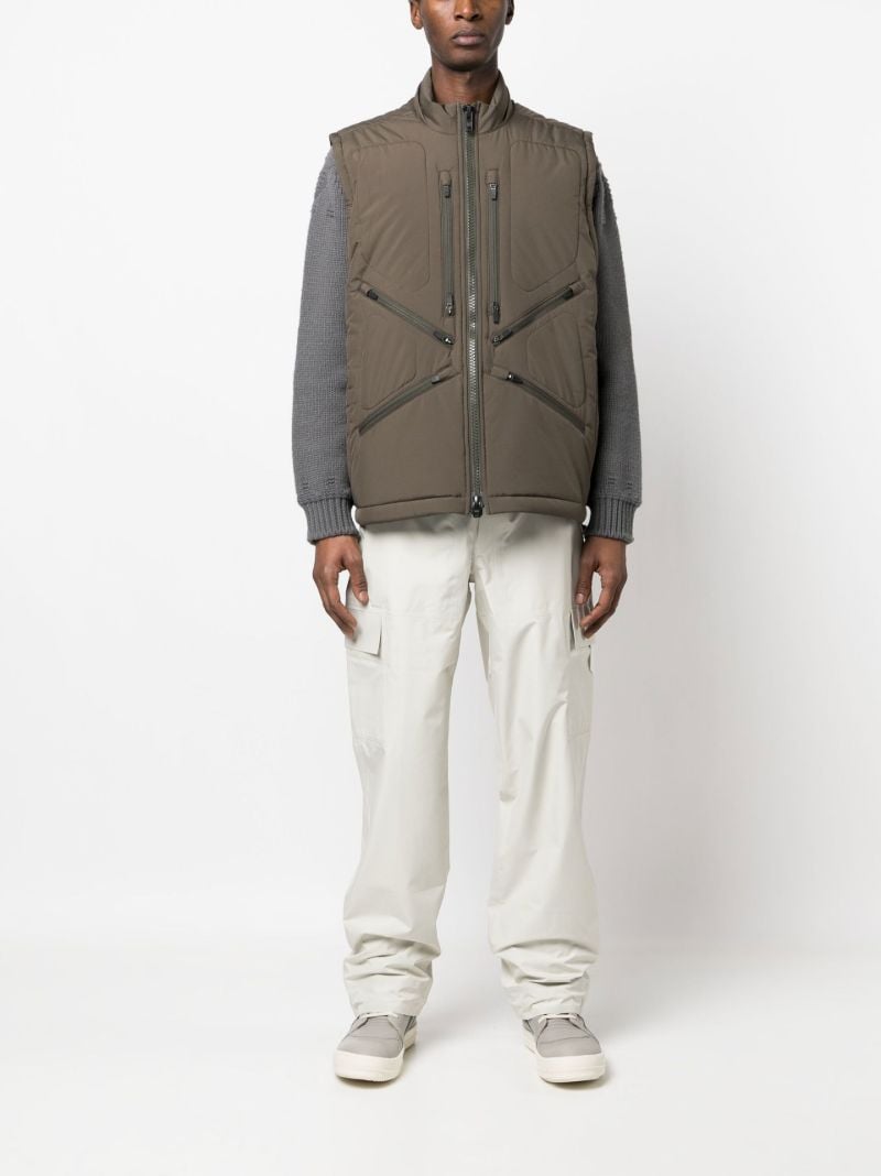 Brown Windstopper Padded Gilet