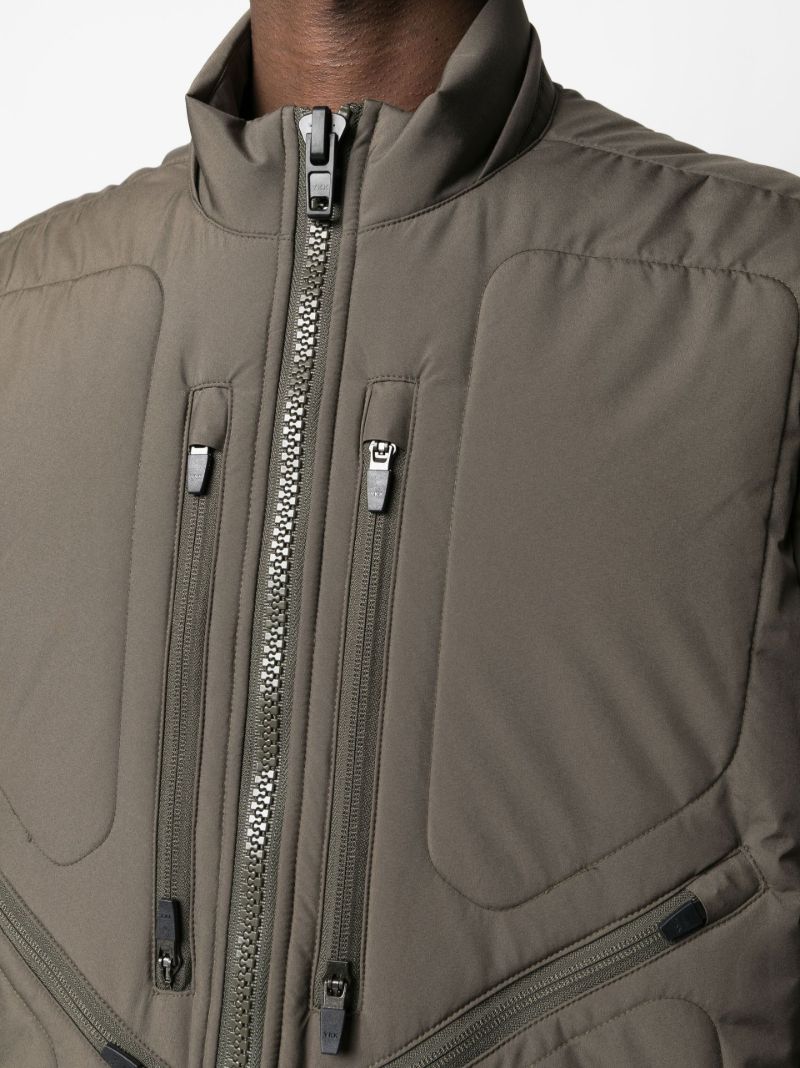 Brown Windstopper Padded Gilet