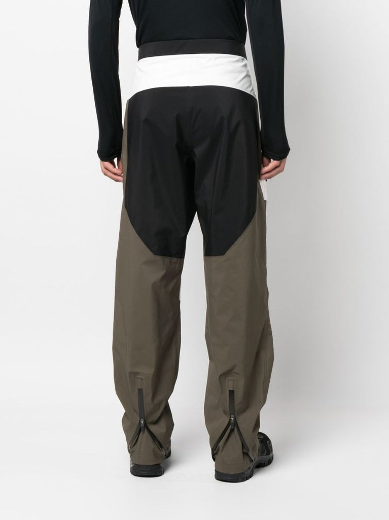 Green Colourblock Gore-tex Trousers