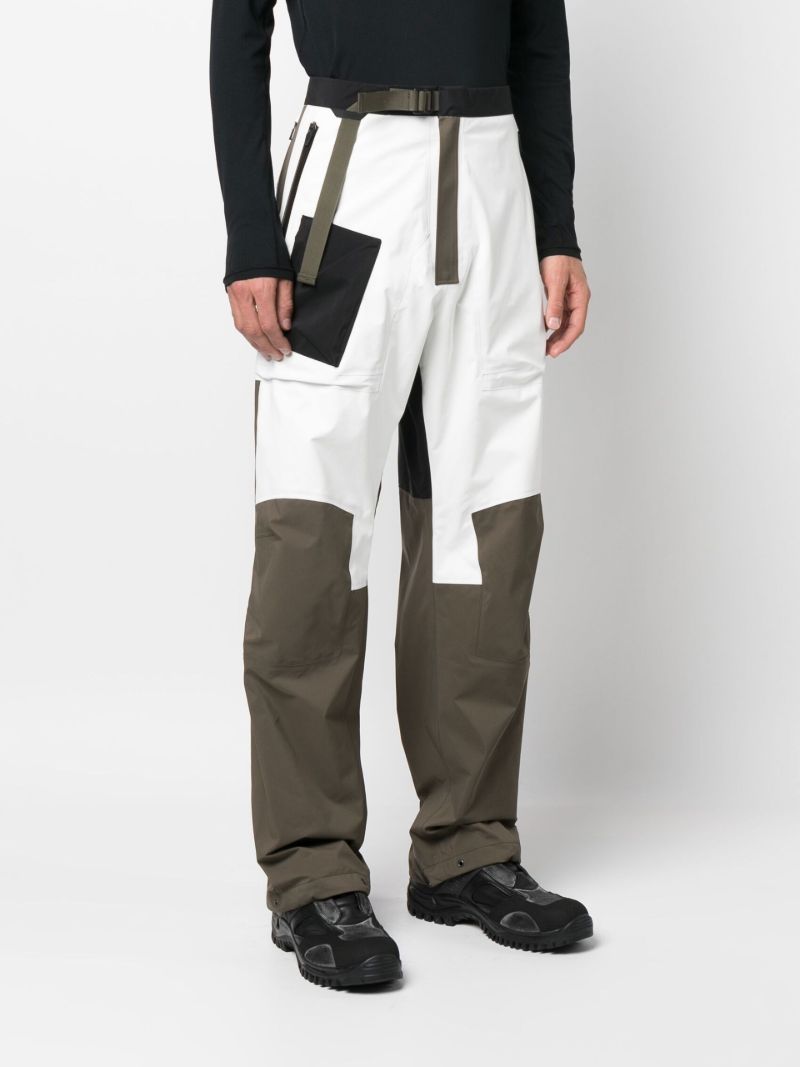 Green Colourblock Gore-tex Trousers