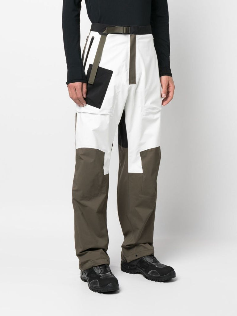 Green Colourblock Gore-tex Trousers