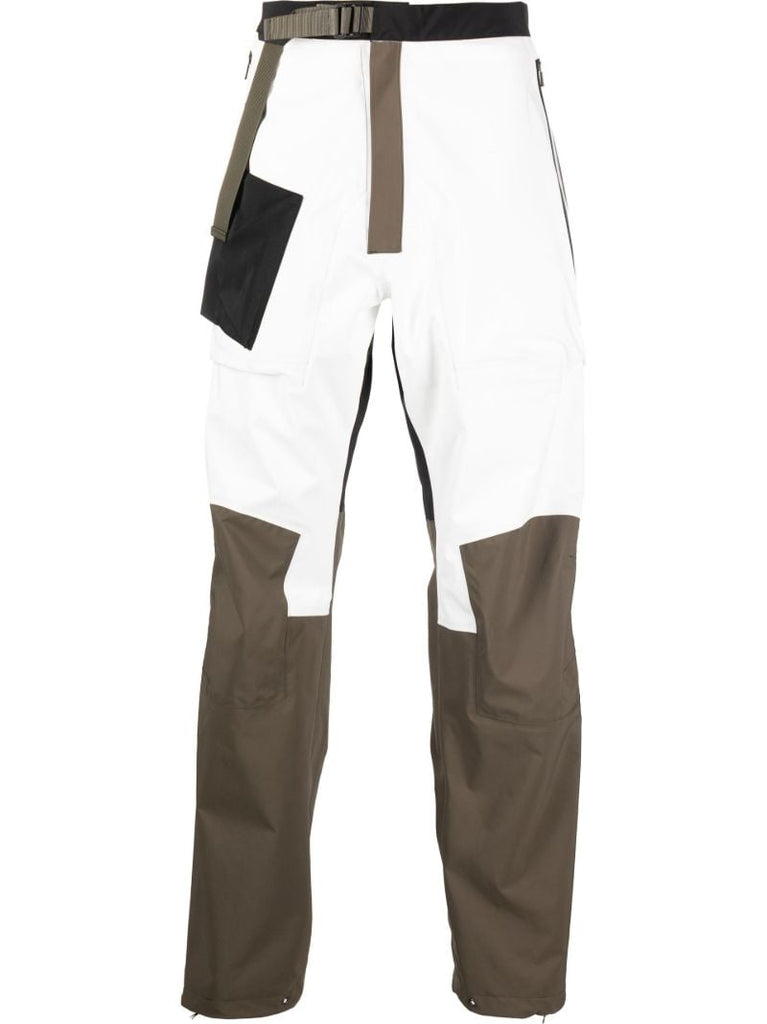 Green Colourblock Gore-tex Trousers