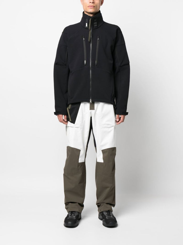 Green Colourblock Gore-tex Trousers