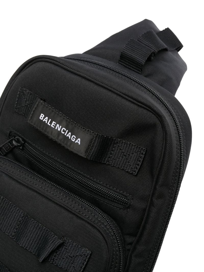 Black Army Sling Backpack