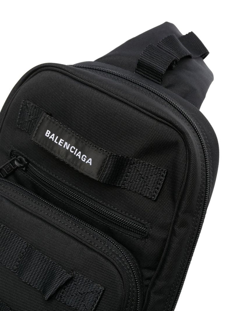 Black Army Sling Backpack