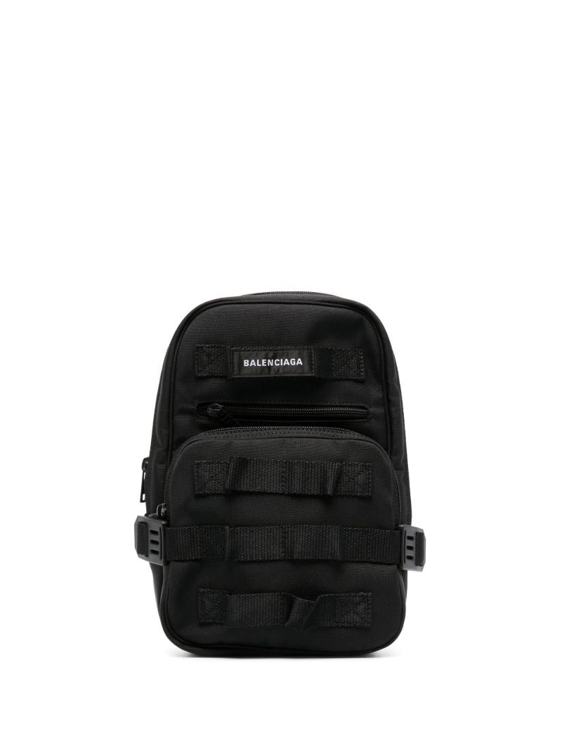 Black Army Sling Backpack