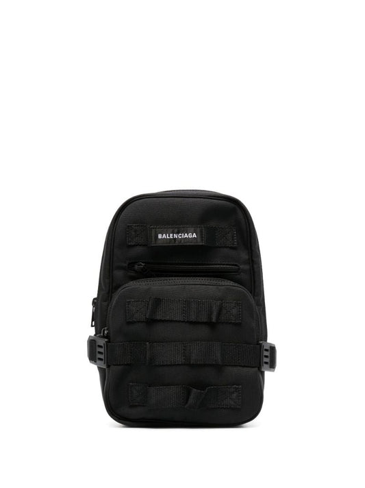 Black Army Sling Backpack
