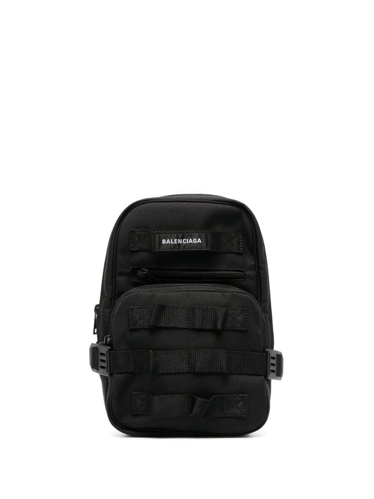 Black Army Sling Backpack