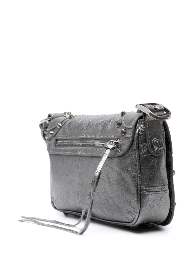 Silver Le Cagole Shoulder Bag