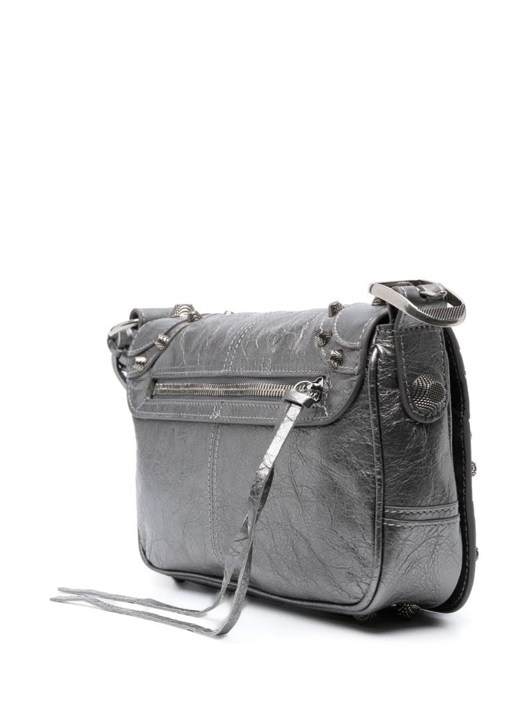 Silver Le Cagole Shoulder Bag