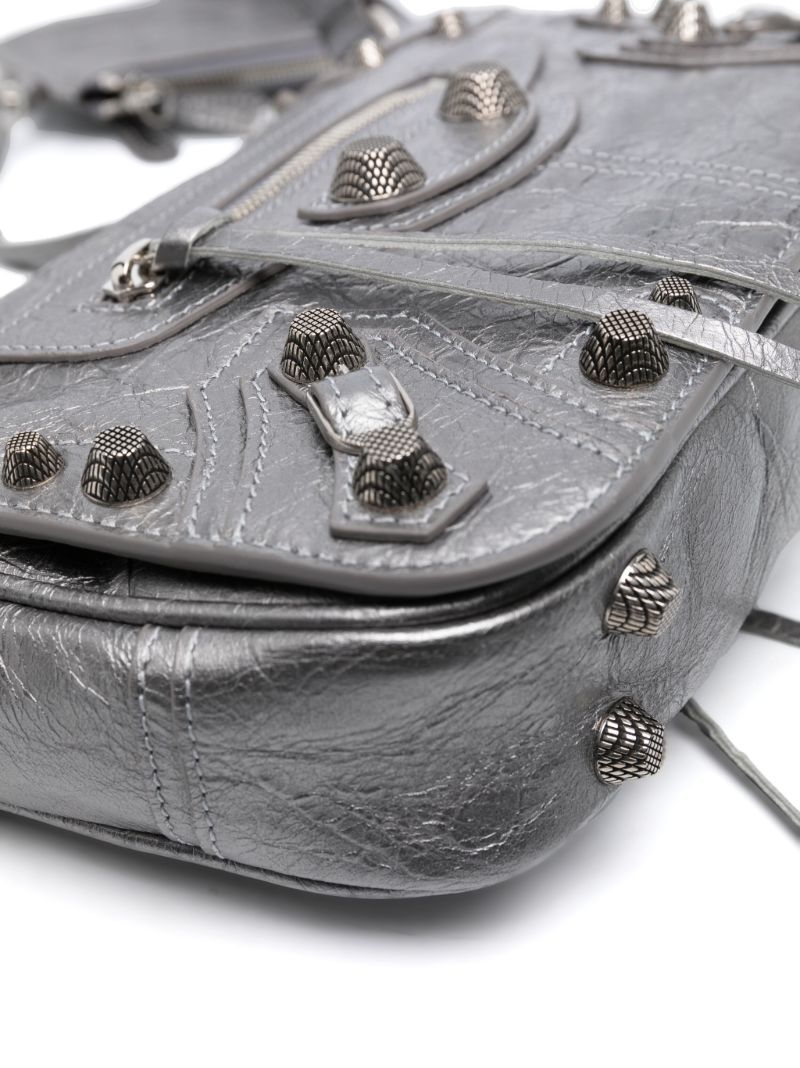 Silver Le Cagole Shoulder Bag