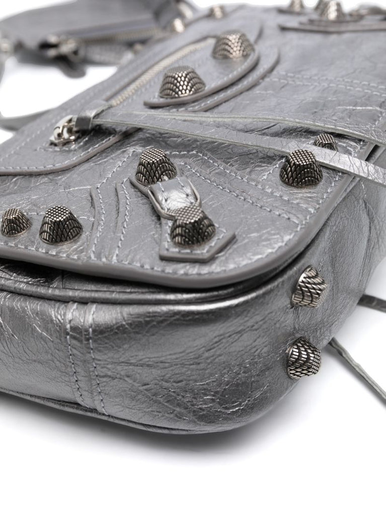 Silver Le Cagole Shoulder Bag